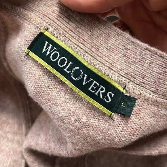 Woolovers Men's 100% New Wool Button Front Cardigan Size Large - Picture 9 of 11